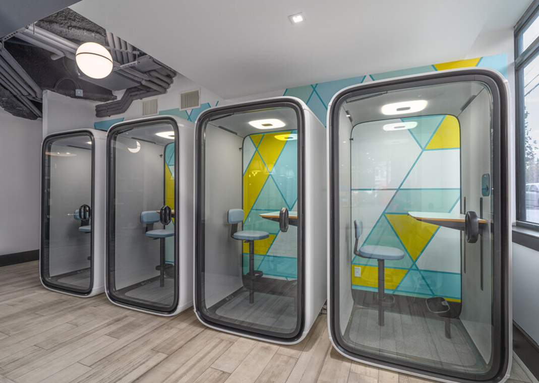Soundproof pods